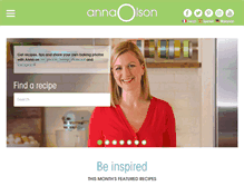 Tablet Screenshot of annaolson.ca